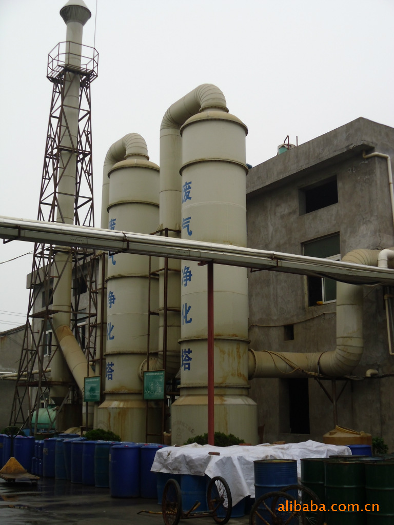 【尾氣吸收塔適用于化工&middot;醫藥&middot;等行業。吸收凈化廢氣。保護環境?！績r格,廠家,圖片,有害氣體凈化裝置,臺州市黃巖鴻豐化工防腐設備廠-